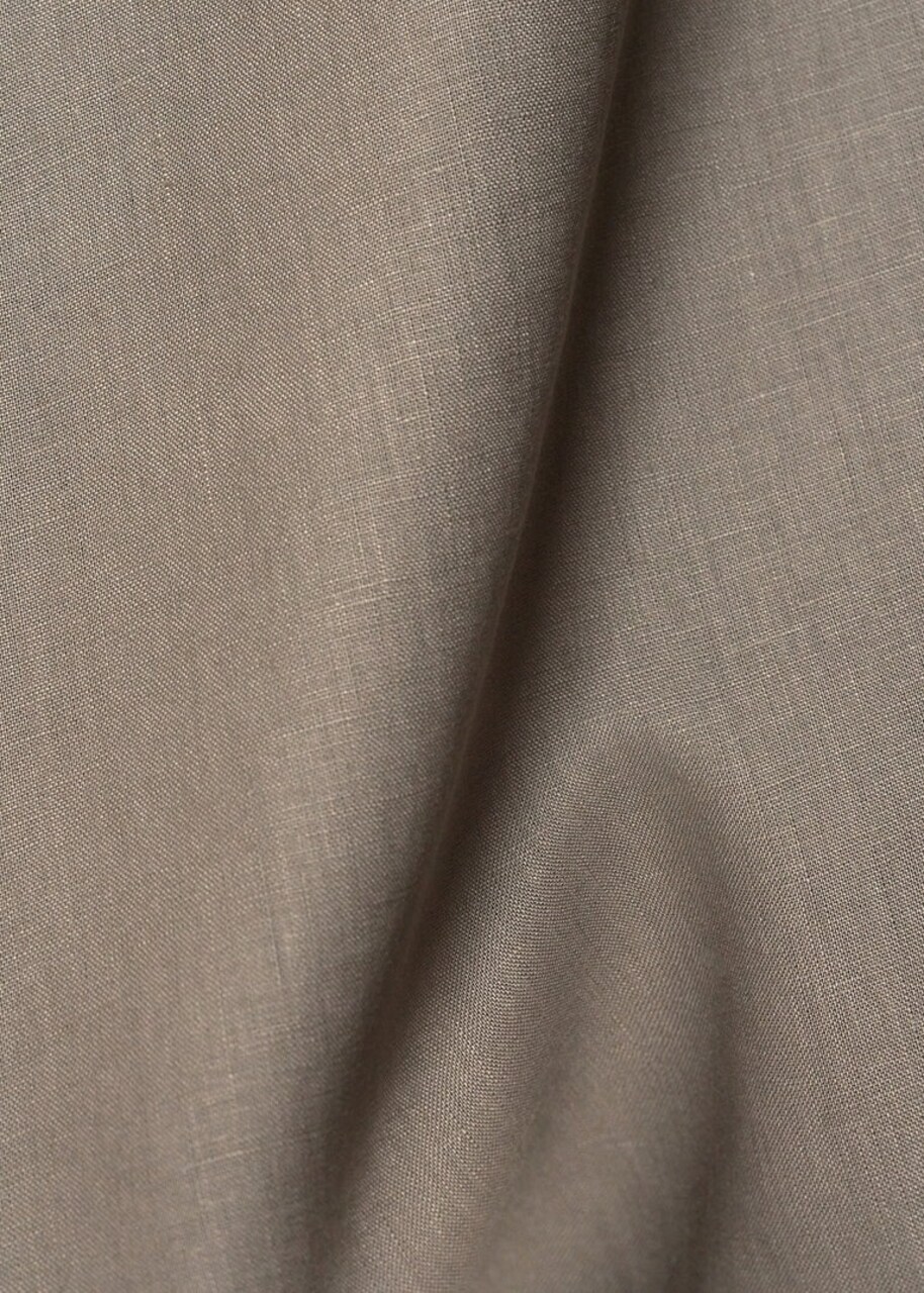 1 Yard Softened Fossil Pure Linen Fabric Midweight 5.5 oz 54 Inches Wide